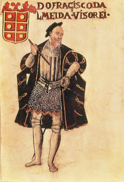 Francisco de Almeida (c.1450-1510), soldato portoghese e primo viceré delle Indie da Portuguese School